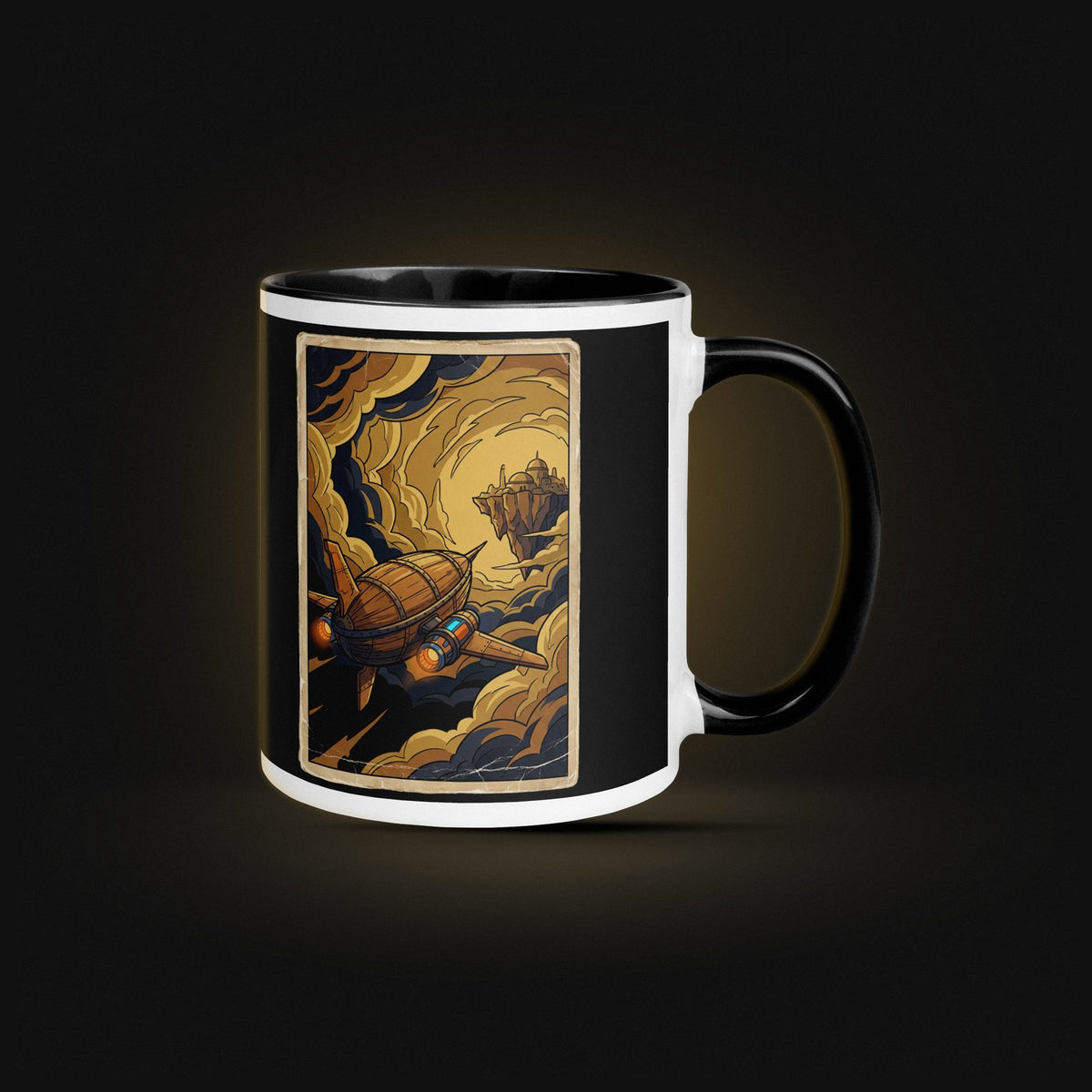 JRPG Airship Cover — White Ceramic — Hero