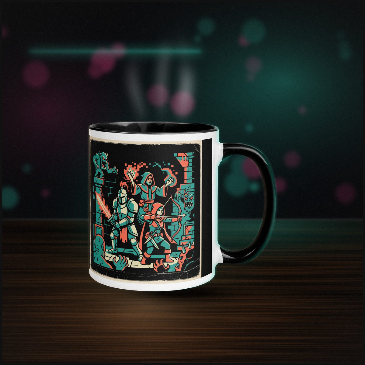 JRPG Party Cover — White Ceramic — Desk