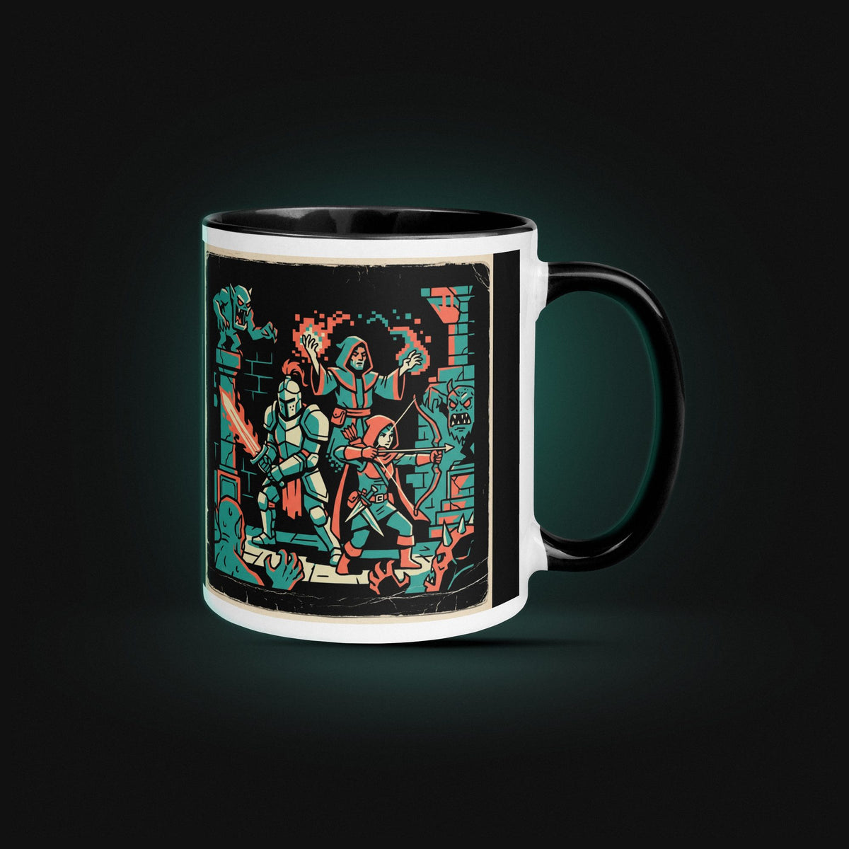 JRPG Party Cover — White Ceramic — Hero