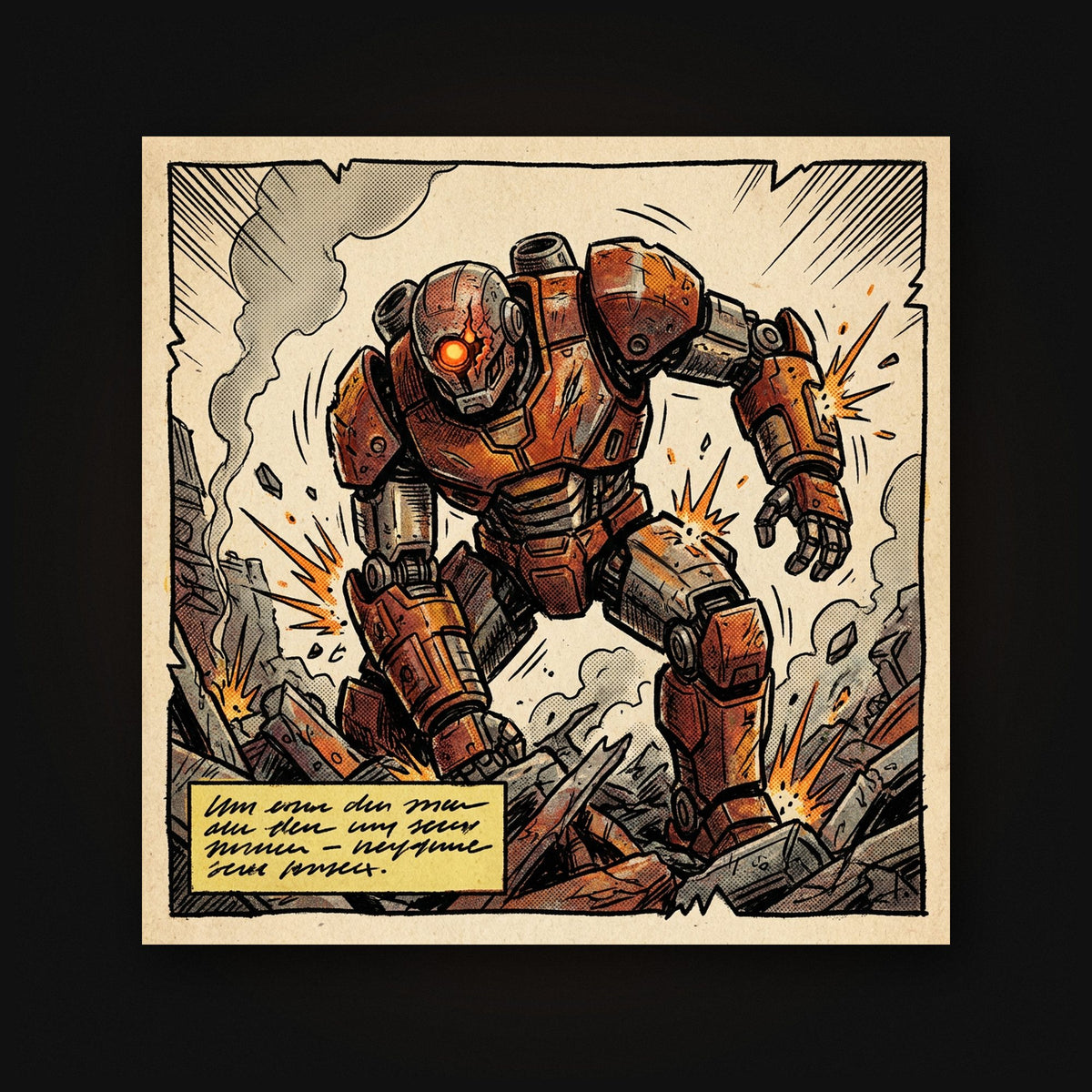 Boss: Mech Comic — Artwork
