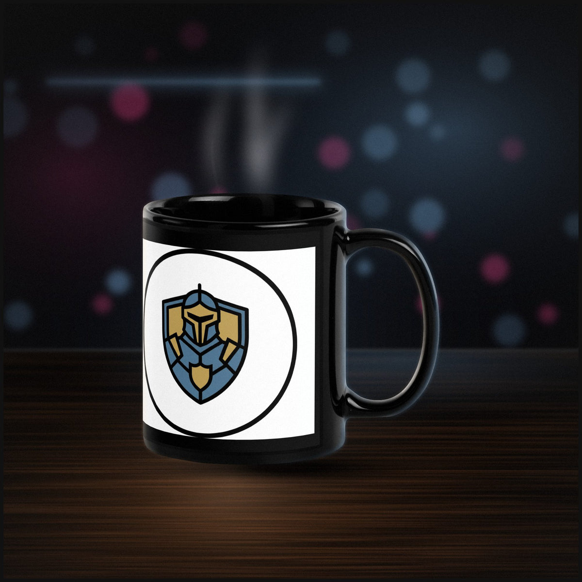 Class: Tank Badge — Black Glossy — Desk