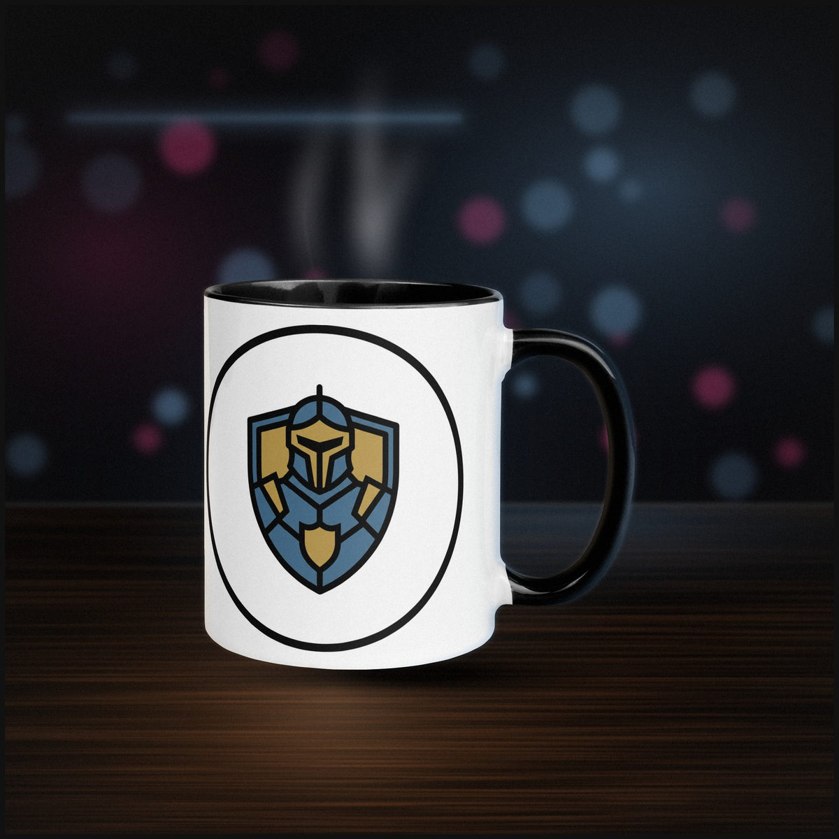 Class: Tank Badge — White Ceramic — Desk