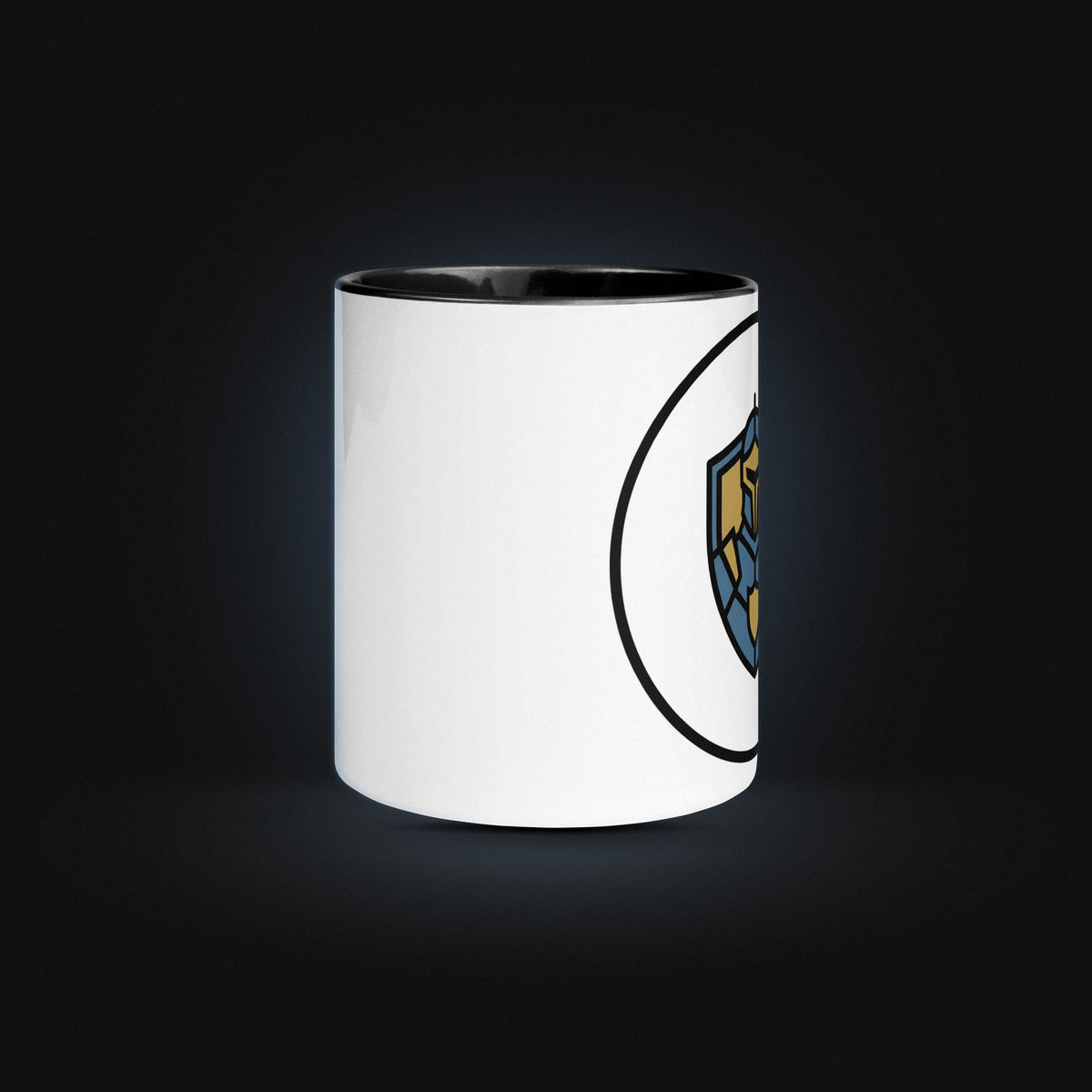 Class: Tank Badge — White Ceramic — Side