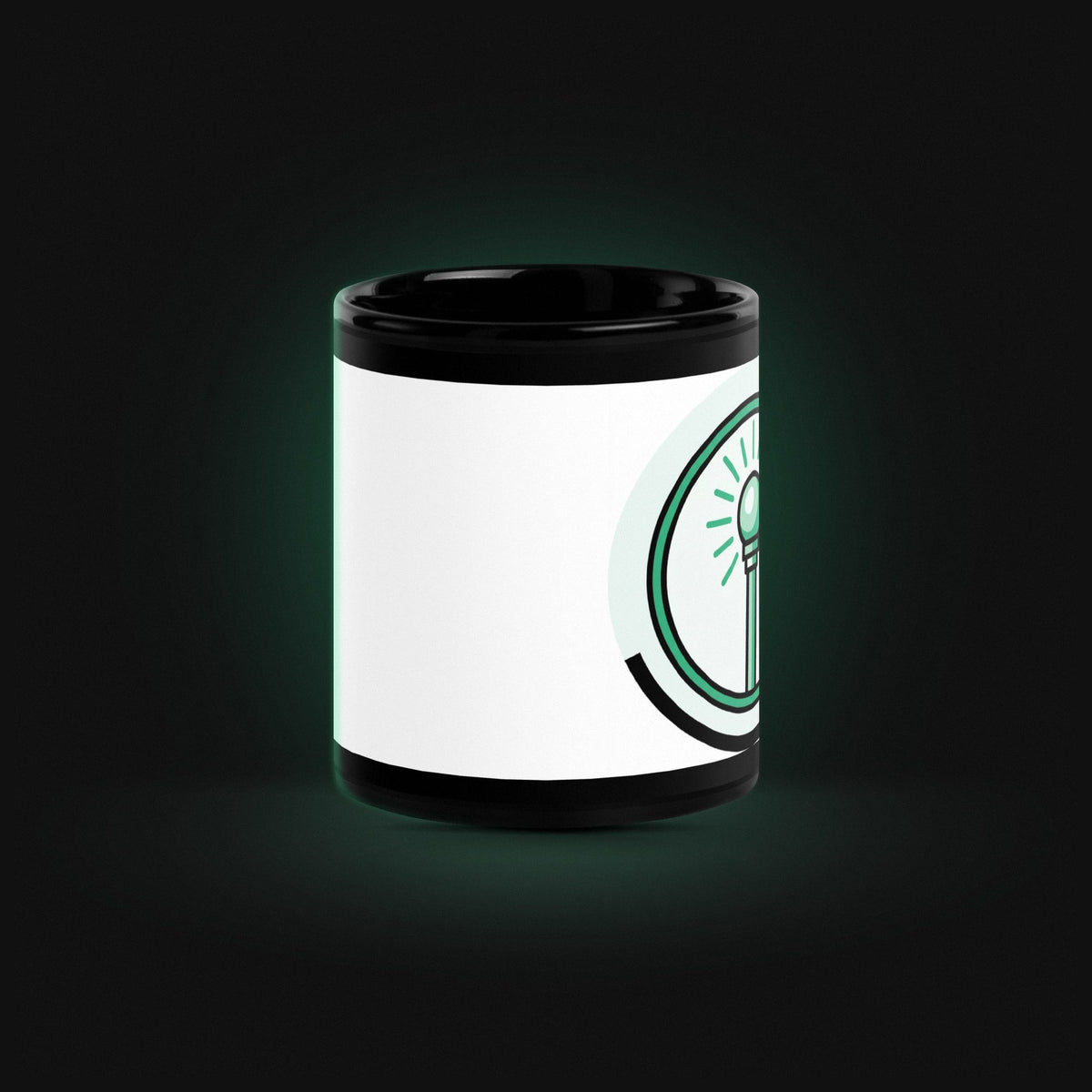 Class: Healer Badge — Black Glossy — Side
