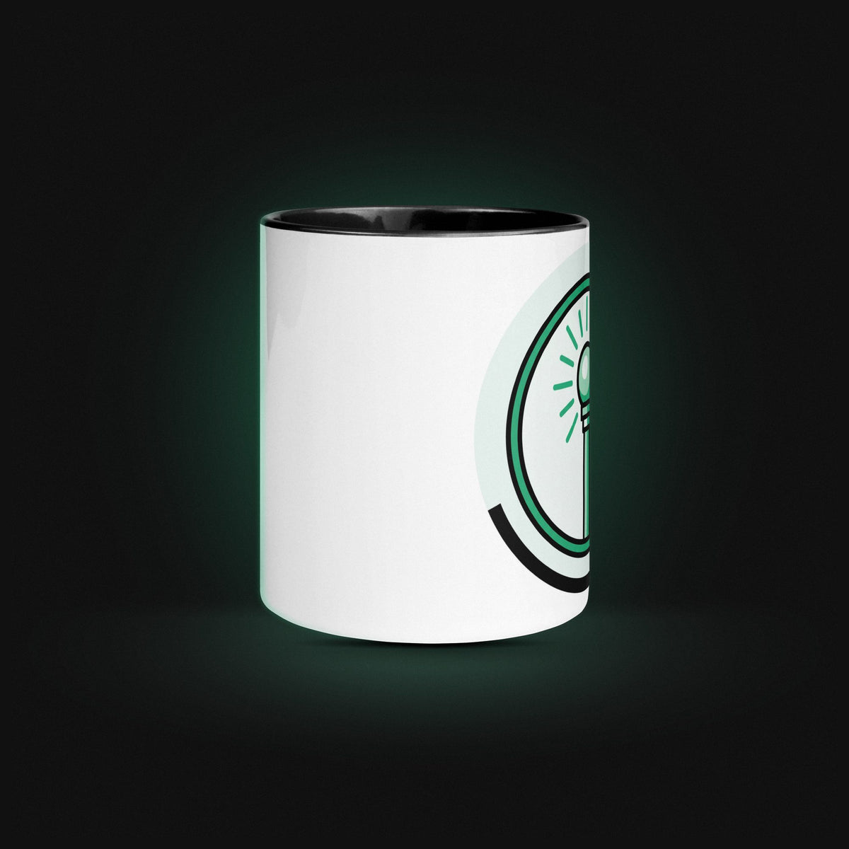 Class: Healer Badge — White Ceramic — Side