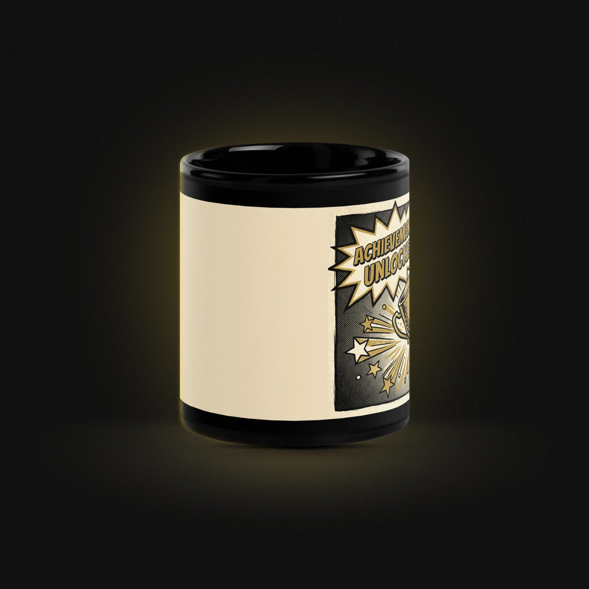 Achievement: Victory — Black Glossy — Side