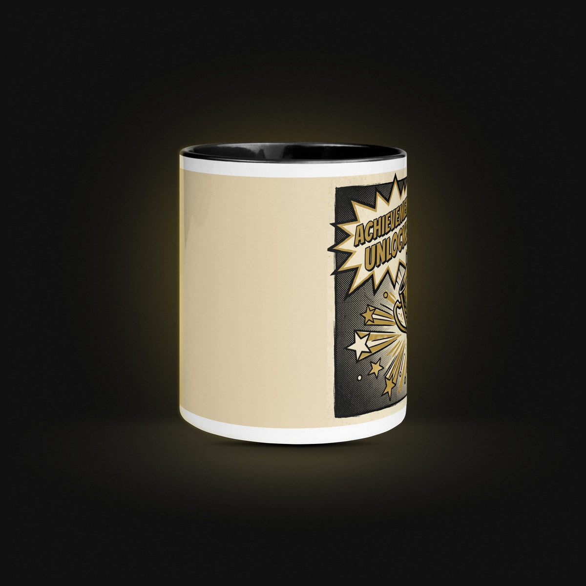 Achievement: Victory — White Ceramic — Side