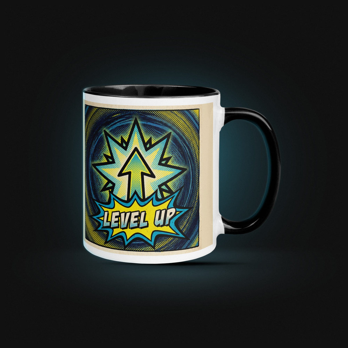 Achievement: Level Up — White Ceramic — Hero
