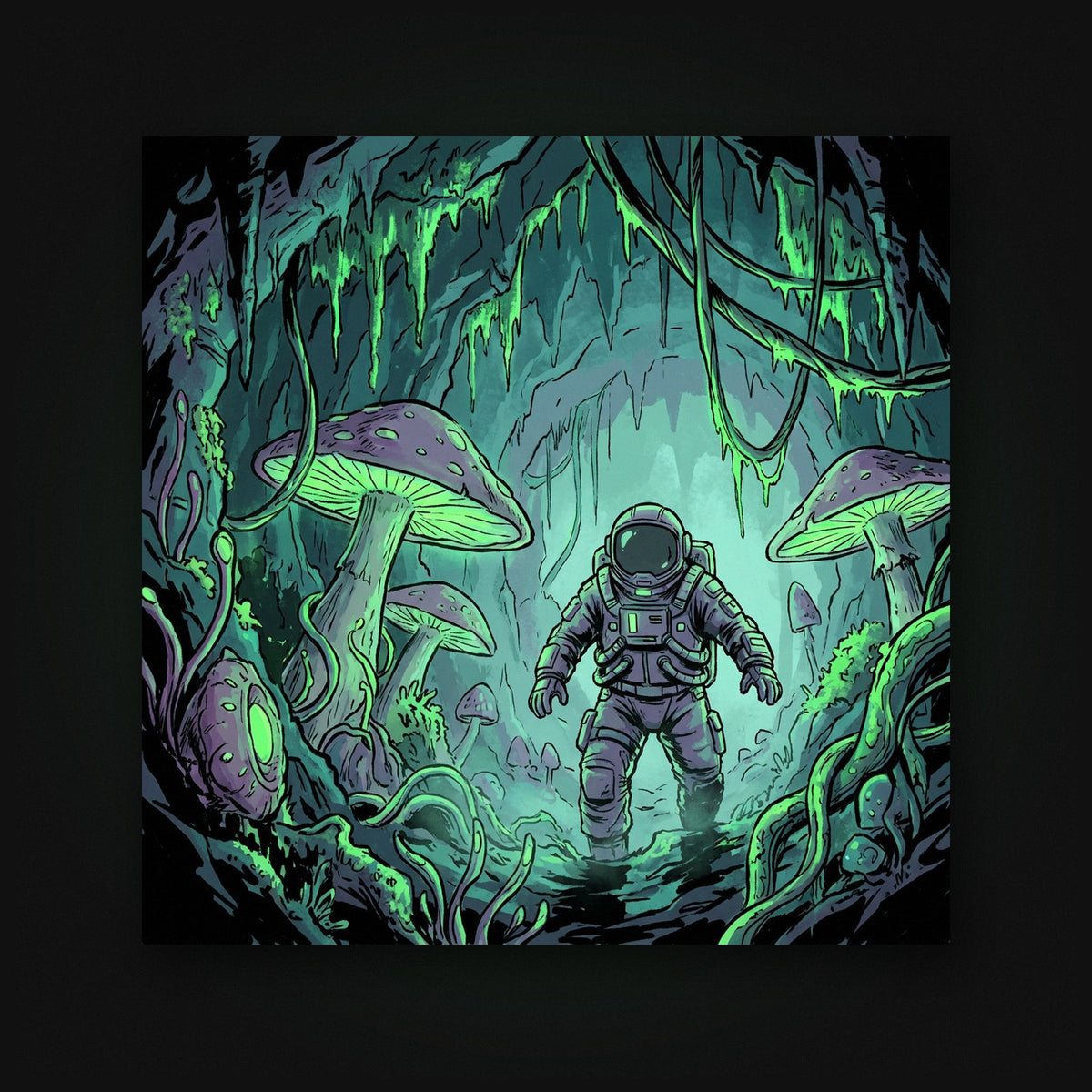 Env: Alien Cave — Artwork