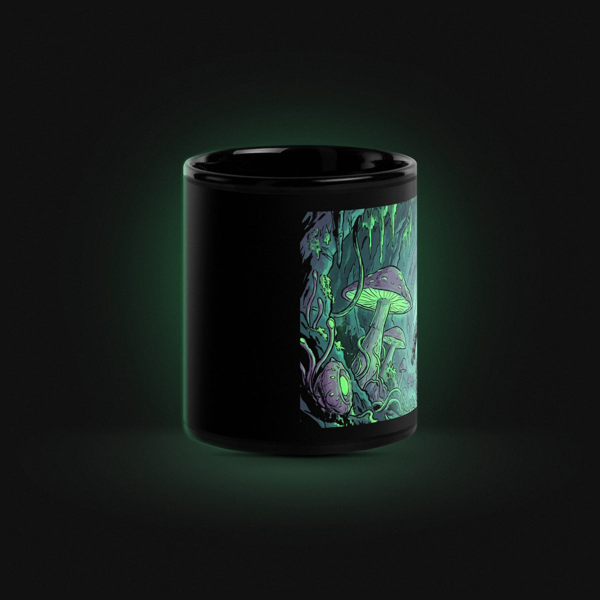 Env: Alien Cave — Black Glossy — Side