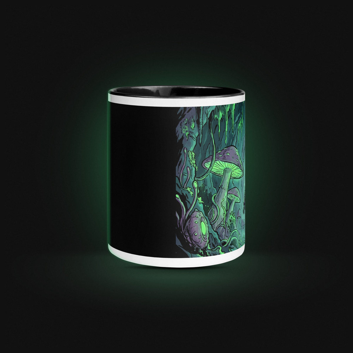 Env: Alien Cave — White Ceramic — Side