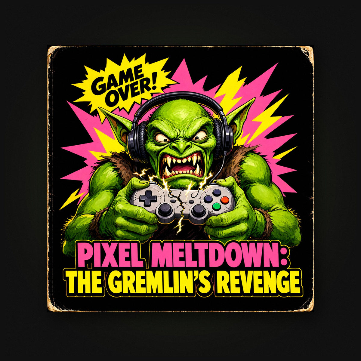 PIXEL MELTDOWN: THE GREMLIN'S REVENGE — Artwork