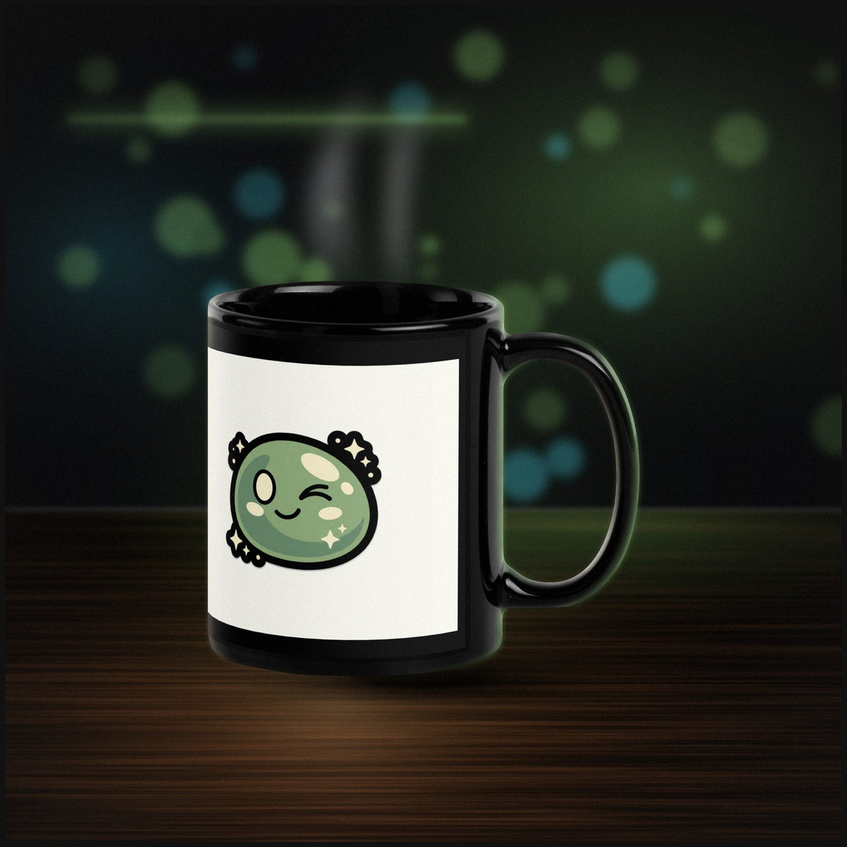Mascot: Slime — Black Glossy — Desk