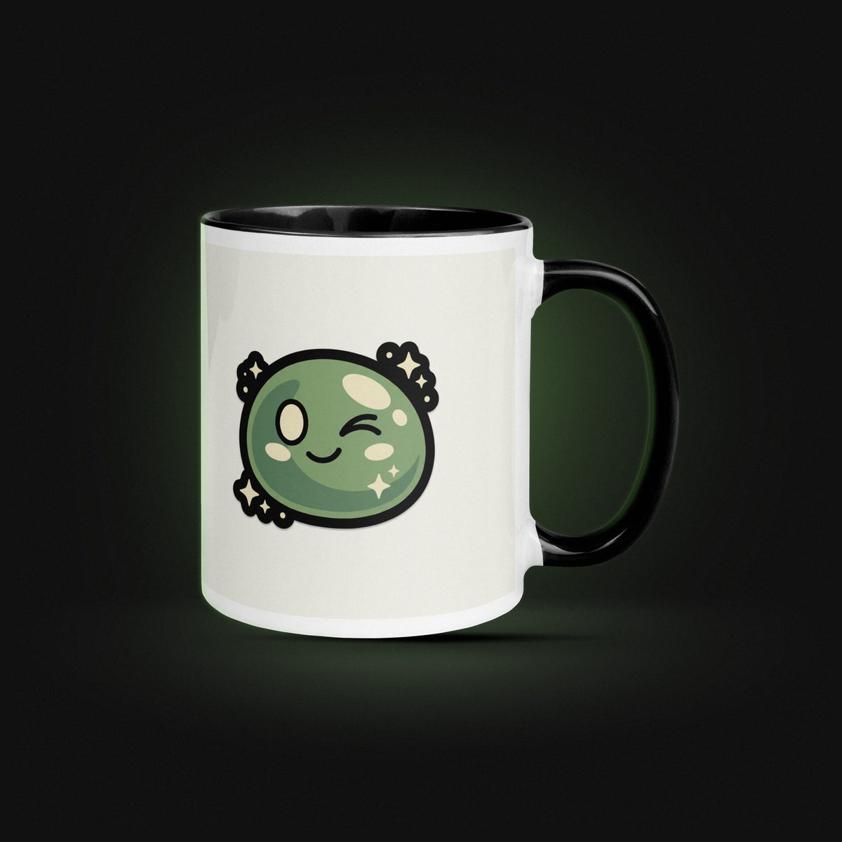 Mascot: Slime — White Ceramic — Hero
