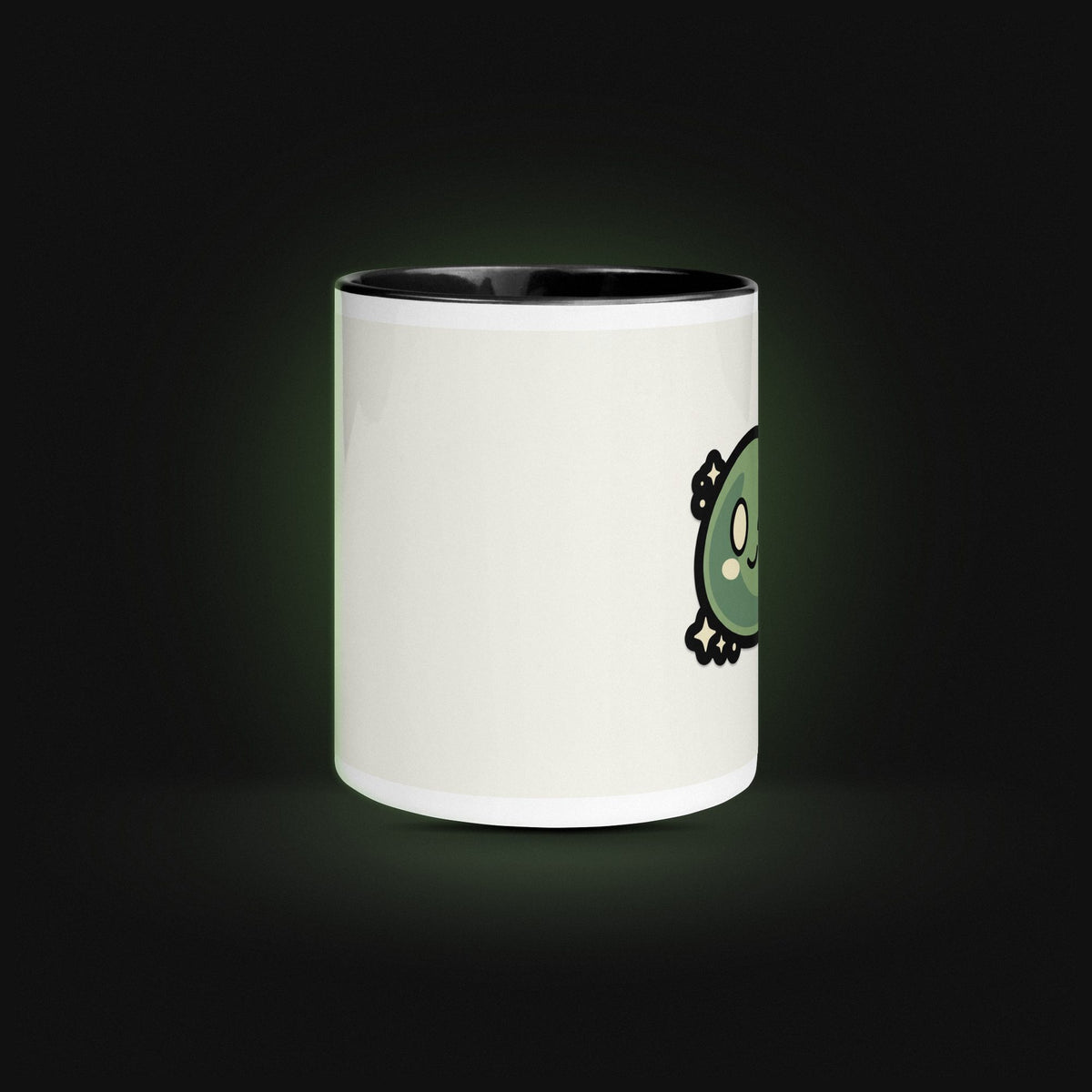 Mascot: Slime — White Ceramic — Side